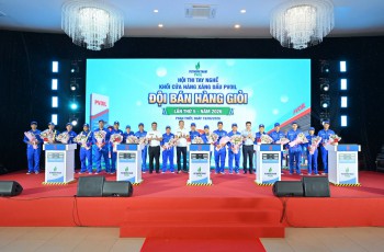 Công ty CP Xăng dầu Dầu khí Vũng Áng tham gia Hội thi tay nghề khối Cửa hàng xăng dầu PVOIL 